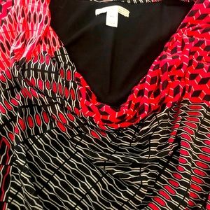 Blouse mesh stretchy long sleeve